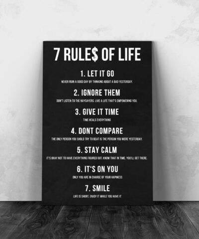 motivační obraz 7 pravidel úspěchu