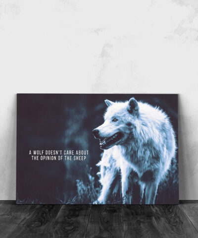 Motivační obraz a wolf